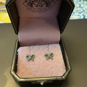 Juicy Couture bow stud earrings